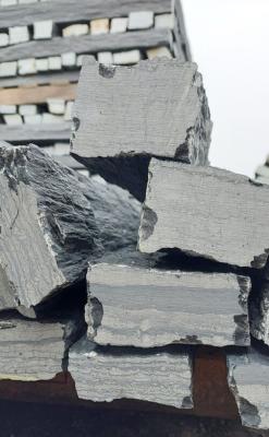 Piquet de schiste noir 100cm 2 bouts sciés