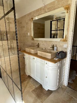 Carrelage  (Dallage) Travertin 1er Mix1 LYLO mix Premium Opus x1,2cm