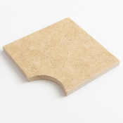 Angle rentrant Travertin MIX1 MIX nuancé 