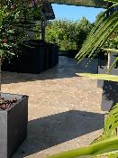 Carrelage  (Dallage) Travertin 2ème choix MIX 2 Mix nuancé Opus x1,2cm