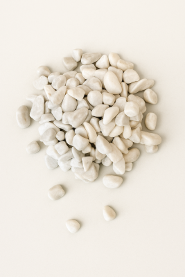 Galet blanc pur (Sac de 20kg)