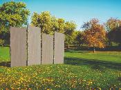 Dalle en grès Ocre 150x50x3/5cm