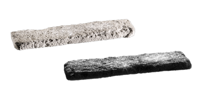 Parement Brique noire recyclée