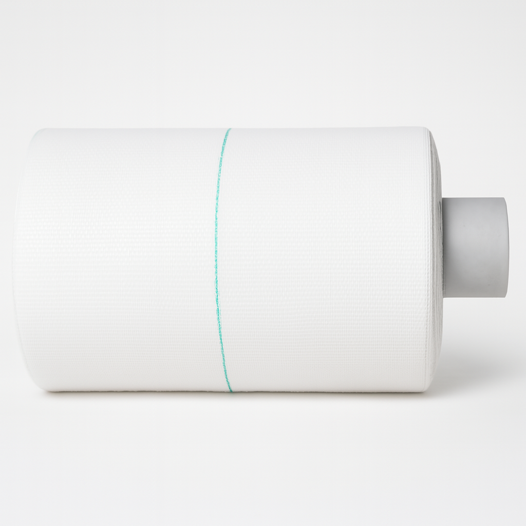 Toile de paillage blanche