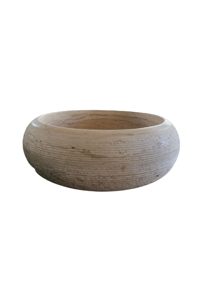 Vasque en Travertin striée