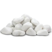 Galet blanc pur (Sac de 20kg)