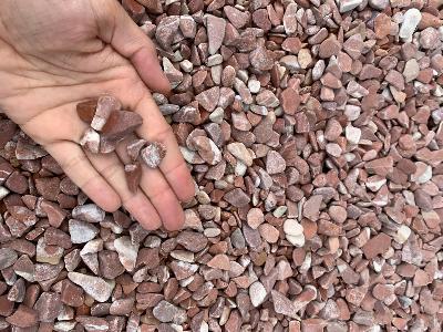 Galet rouge vérone 8/12 (Sac de 20kg)